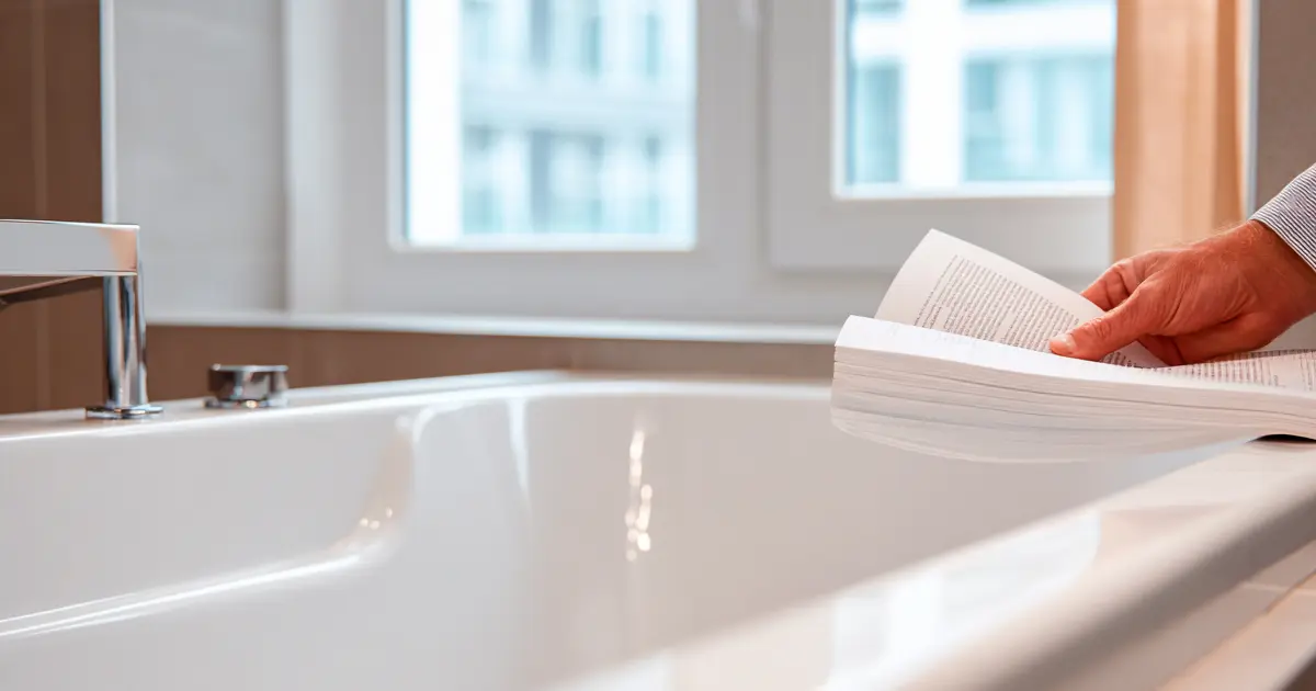 Badewannentür für Mieter: Was ist erlaubt?