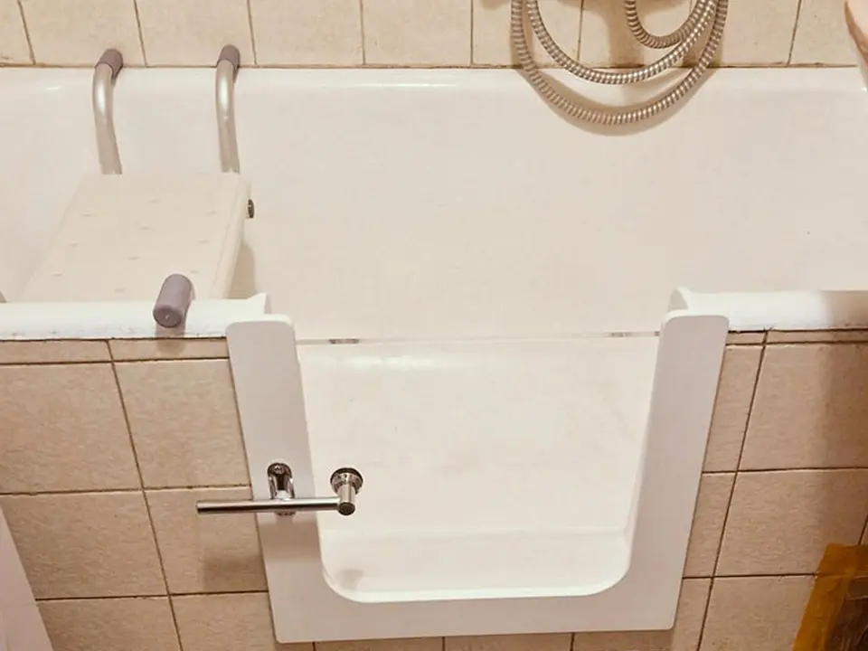 Badewannentür Einbau Schritt